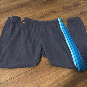 Women’s 5 Stripe Sweatpants in Navy